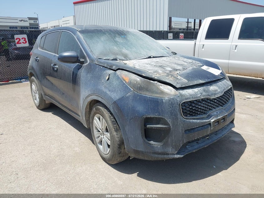 2018 Kia Sportage VIN KNDPM3AC5J7343148 IAAI salvage auction — NORMAL WEAR, Original (Texas), sold $25 on 2026-07-28 (photo 1)