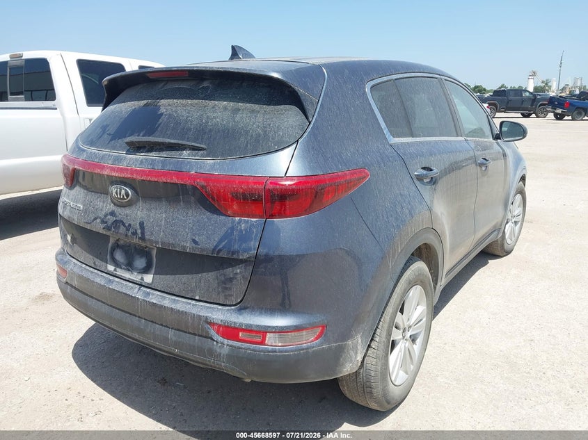 2018 Kia Sportage VIN KNDPM3AC5J7343148 IAAI salvage auction — NORMAL WEAR, Original (Texas), sold $25 on 2026-07-28 (photo 4)