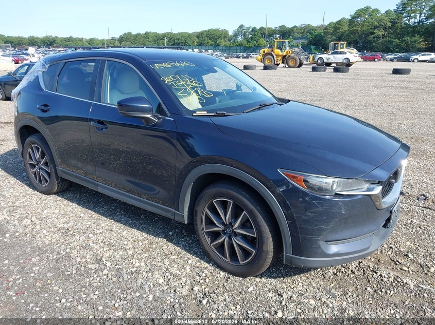2018 Mazda Cx-5 VIN JM3KFBCM2J0302982 IAAI salvage auction — REAR END, Mv-907A (New York), sold $2,350 on 2026-07-28 (photo 1)