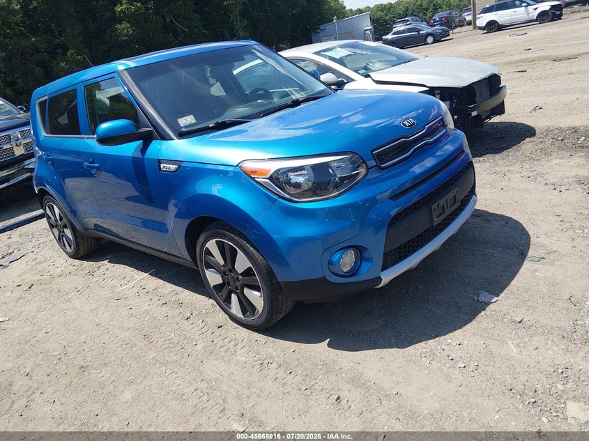 2017 Kia Soul VIN KNDJP3A53H7489072 IAAI salvage auction — REAR END, Salvage Title, sold $1,500 on 2026-08-20 (photo 1)
