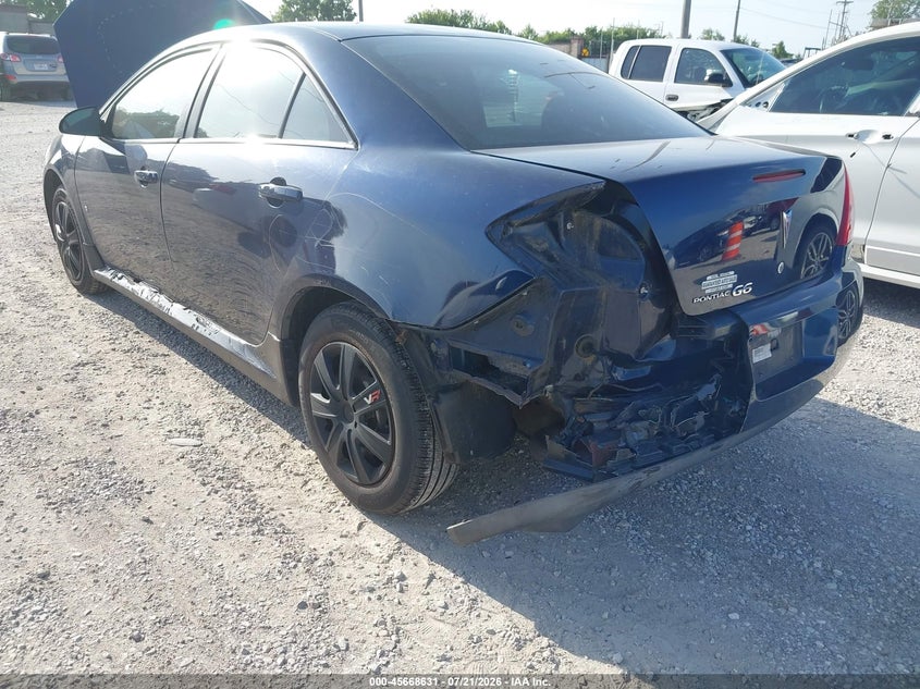2008 Pontiac G6 VIN 1G2ZF57B584229485 IAAI salvage auction — LEFT REAR, Salvage (Missouri), sold $125 on 2026-08-20 (photo 6)