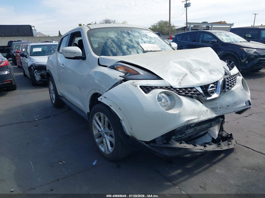 2016 Nissan Juke VIN JN8AF5MRXGT605097 IAAI salvage auction — FRONT END, Salvage Certificate (California), sold $25 on 2026-07-29 (photo 1)