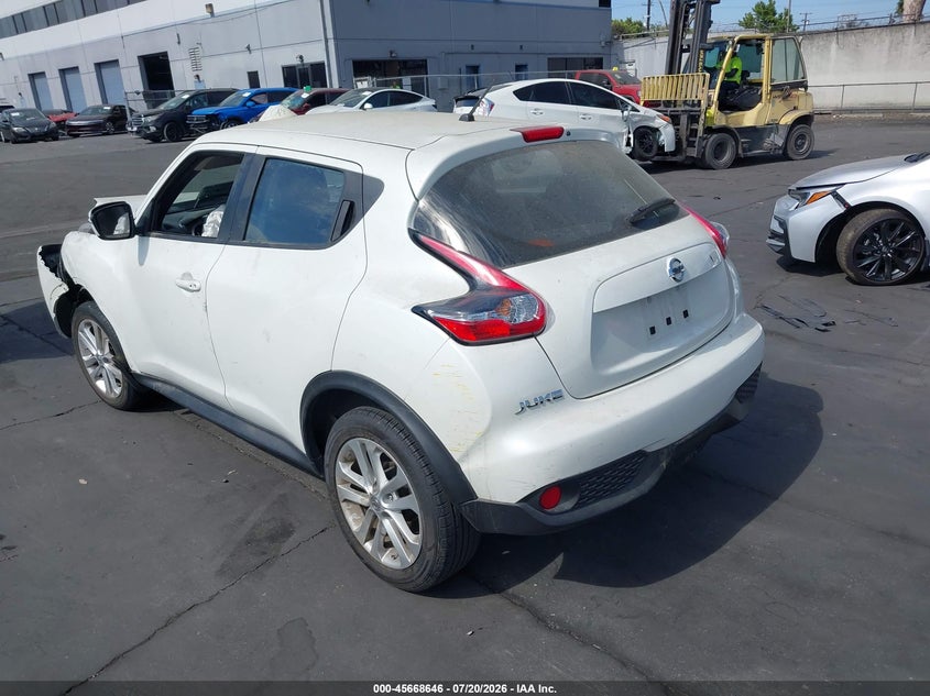 2016 Nissan Juke VIN JN8AF5MRXGT605097 IAAI salvage auction — FRONT END, Salvage Certificate (California), sold $25 on 2026-07-29 (photo 3)