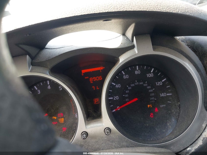 2016 Nissan Juke VIN JN8AF5MRXGT605097 IAAI salvage auction — FRONT END, Salvage Certificate (California), sold $25 on 2026-07-29 (photo 7)