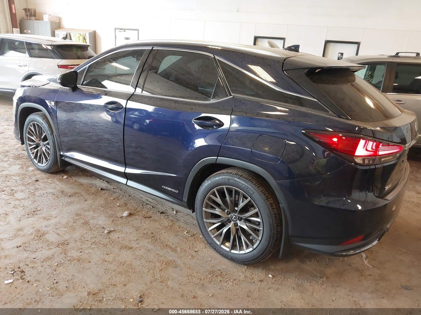 2020 Lexus Rx VIN 2T2YGMDA6LC051498 IAAI salvage auction — FRONT END, Clear (Michigan), sold $17,300 on 2026-08-26 (photo 3)