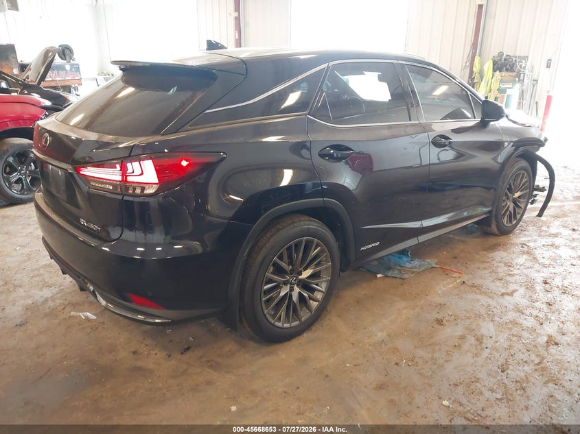 2020 Lexus Rx VIN 2T2YGMDA6LC051498 IAAI salvage auction — FRONT END, Clear (Michigan), sold $17,300 on 2026-08-26 (photo 4)