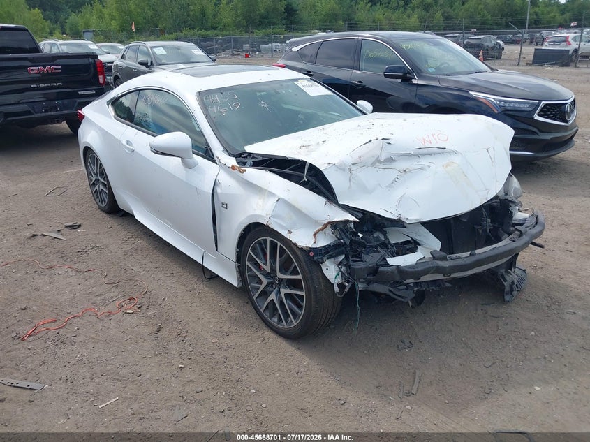 2015 Lexus Rc 350 VIN JTHSE5BC2F5002888 IAAI salvage auction — FRONT END, Salvage (Maine), sold $1,225 on 2026-07-31 (photo 1)