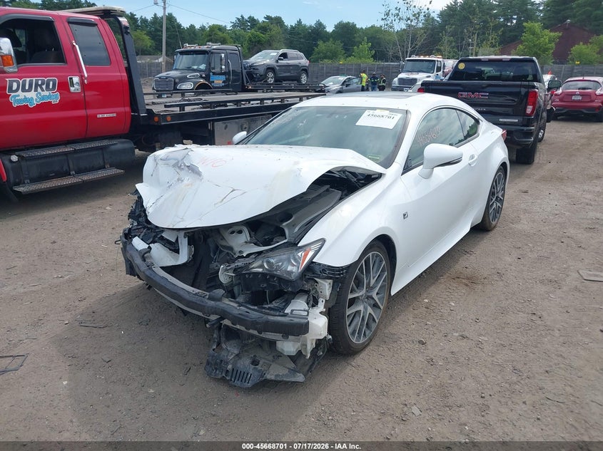 2015 Lexus Rc 350 VIN JTHSE5BC2F5002888 IAAI salvage auction — FRONT END, Salvage (Maine), sold $1,225 on 2026-07-31 (photo 2)