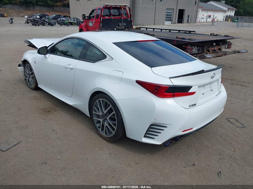 2015 Lexus Rc 350 VIN JTHSE5BC2F5002888 IAAI salvage auction — FRONT END, Salvage (Maine), sold $1,225 on 2026-07-31 (photo 3)