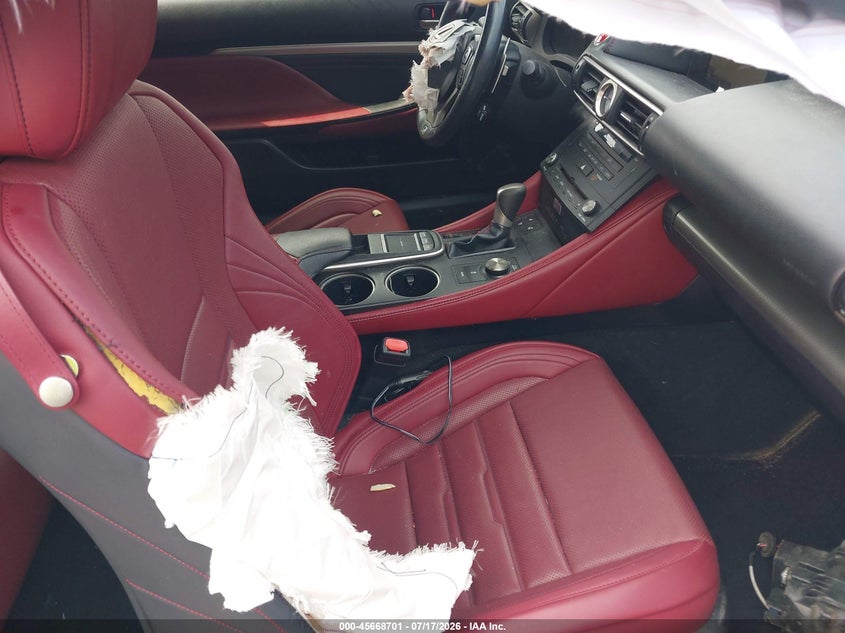 2015 Lexus Rc 350 VIN JTHSE5BC2F5002888 IAAI salvage auction — FRONT END, Salvage (Maine), sold $1,225 on 2026-07-31 (photo 5)