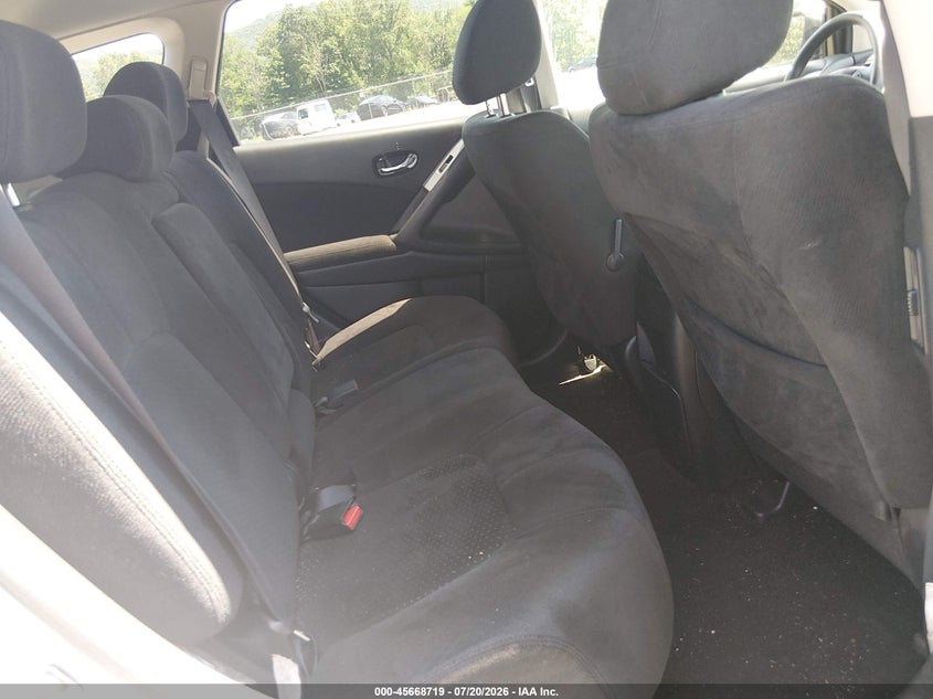 2009 Nissan Murano VIN JN8AZ18W39W111956 IAAI salvage auction — NORMAL WEAR, Clear (New Jersey), sold $625 on 2026-07-30 (photo 8)