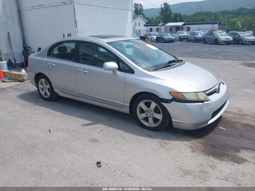 2006 Honda Civic VIN 1HGFA168X6L060466 IAAI salvage auction — NORMAL WEAR, Clear (Pennsylvania), sold $225 on 2026-07-23 (photo 1)