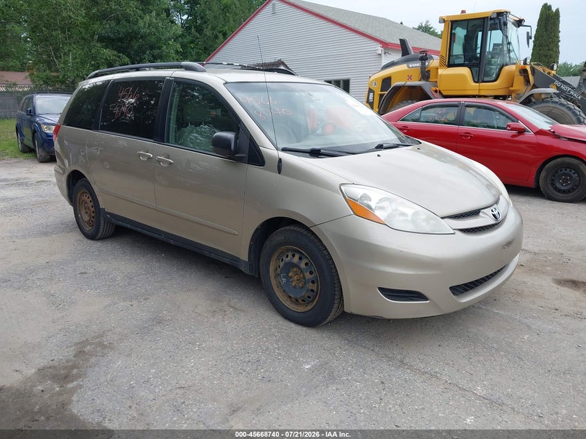 2008 Toyota Sienna VIN 5TDZK23C78S223504 IAAI salvage auction — NORMAL WEAR, Original (Maine), sold $25 on 2026-07-27 (photo 1)