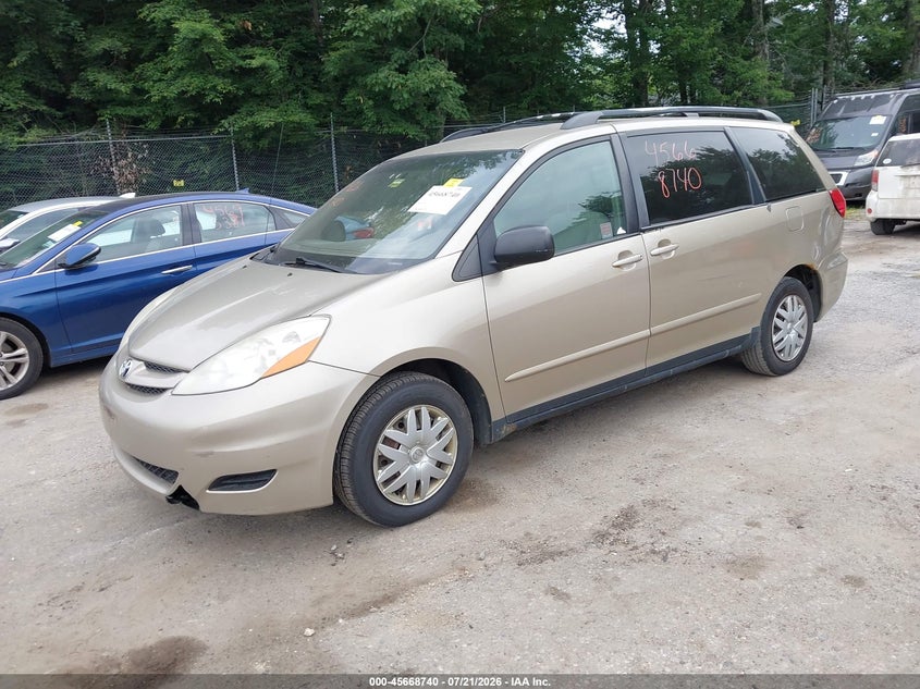 2008 Toyota Sienna VIN 5TDZK23C78S223504 IAAI salvage auction — NORMAL WEAR, Original (Maine), sold $25 on 2026-07-27 (photo 2)