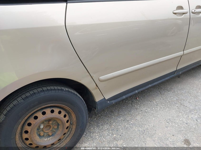 2008 Toyota Sienna VIN 5TDZK23C78S223504 IAAI salvage auction — NORMAL WEAR, Original (Maine), sold $25 on 2026-07-27 (photo 6)