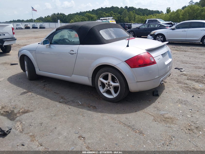 2001 Audi Tt VIN TRUUT28N211047780 IAAI salvage auction — NORMAL WEAR, Clear (Mississippi), sold $25 on 2026-07-29 (photo 3)