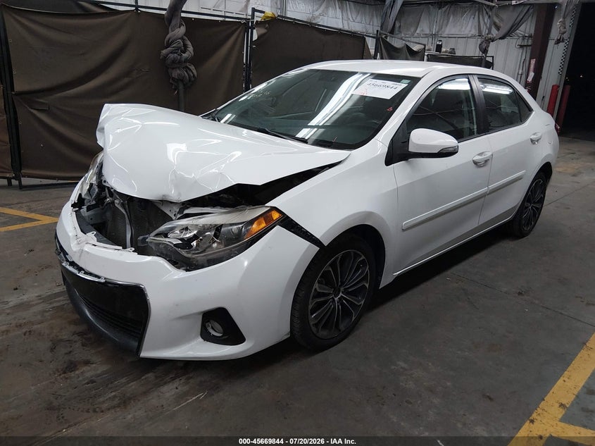 2016 Toyota Corolla VIN 2T1BURHE2GC709207 IAAI salvage auction — FRONT END, Salvage (Arizona), sold $2,850 on 2026-08-02 (photo 2)