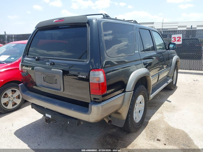 1999 Toyota 4runner VIN JT3HN87RXX9022217 IAAI salvage auction — NORMAL WEAR, Original (Texas), sold $1,650 on 2026-07-28 (photo 4)