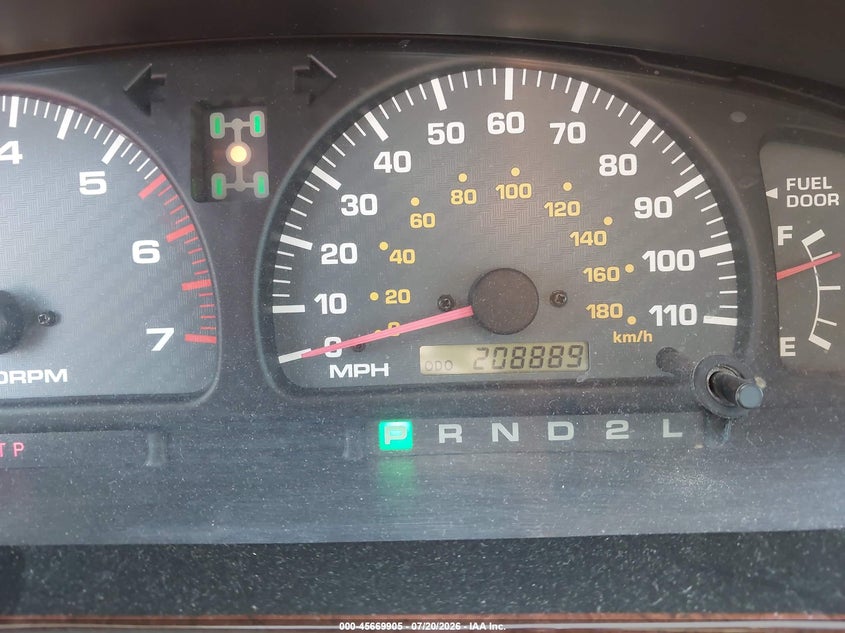 1999 Toyota 4runner VIN JT3HN87RXX9022217 IAAI salvage auction — NORMAL WEAR, Original (Texas), sold $1,650 on 2026-07-28 (photo 7)