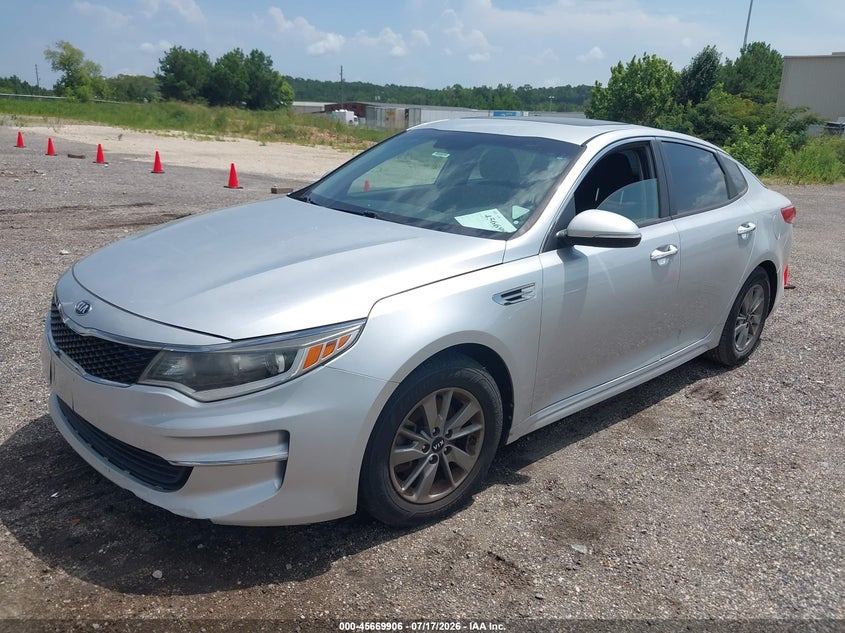 2016 Kia Optima VIN 5XXGT4L14GG105165 IAAI salvage auction — NORMAL WEAR, Salvage Title, sold $250 on 2026-07-29 (photo 2)