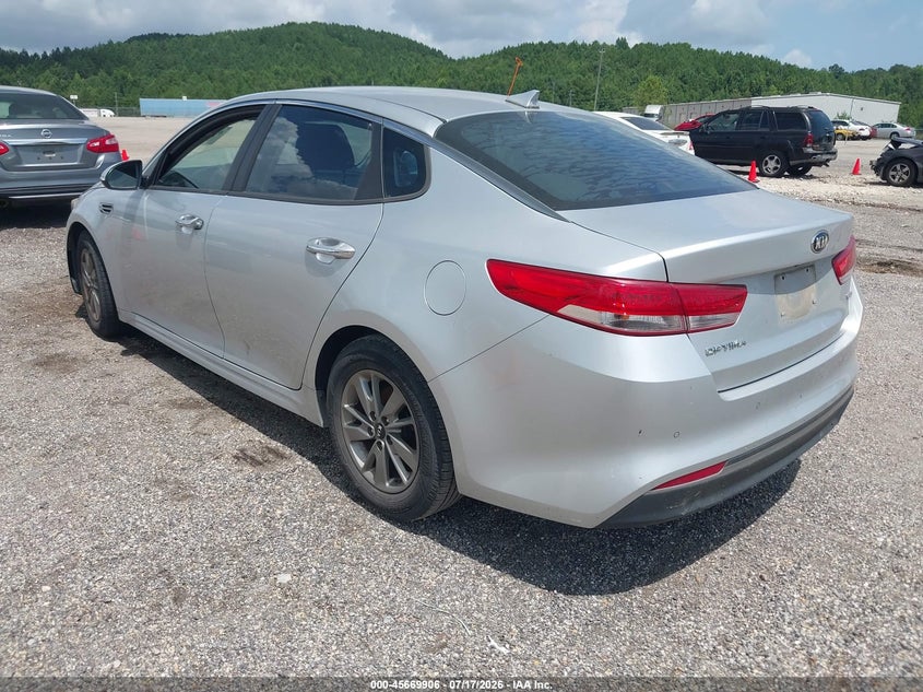 2016 Kia Optima VIN 5XXGT4L14GG105165 IAAI salvage auction — NORMAL WEAR, Salvage Title, sold $250 on 2026-07-29 (photo 3)