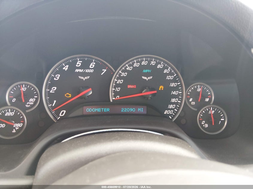 2005 Chevrolet Corvette VIN 1G1YY24U455129592 IAAI salvage auction — FRONT END, Salvage (West Virginia), sold $11,050 on 2026-09-02 (photo 7)