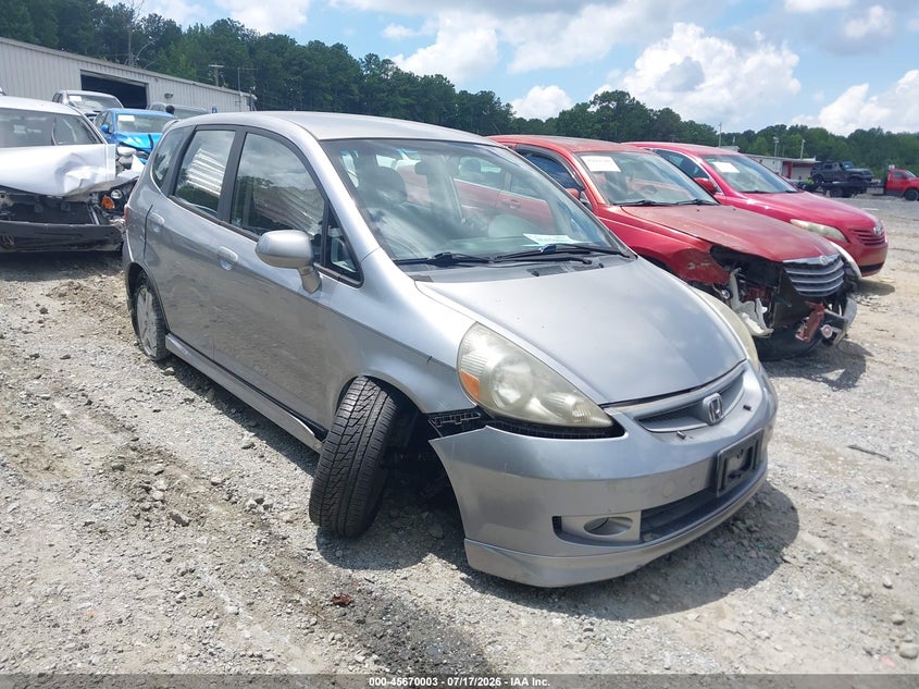 2008 Honda Fit VIN JHMGD38628S014509 IAAI salvage auction — NORMAL WEAR, Clear (Georgia), sold $1,100 on 2026-08-01 (photo 1)