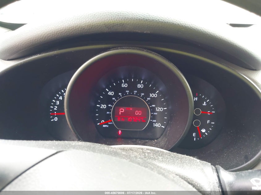 2016 Kia Soul VIN KNDJN2A21G7260345 IAAI salvage auction — NORMAL WEAR, Salvage Title, sold $1,400 on 2026-07-30 (photo 7)