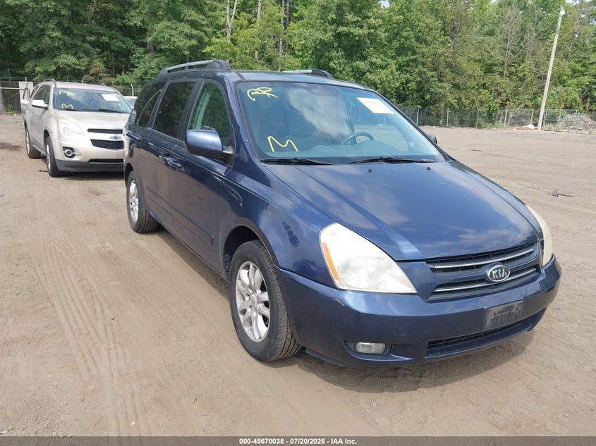 2006 Kia SEDONA VIN KNDMB233366029625 IAAI salvage auction — NORMAL WEAR, Clear (Maryland), sold $700 on 2026-07-29 (photo 1)