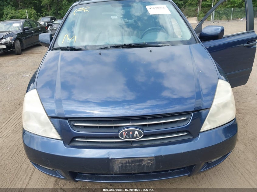 2006 Kia SEDONA VIN KNDMB233366029625 IAAI salvage auction — NORMAL WEAR, Clear (Maryland), sold $700 on 2026-07-29 (photo 6)