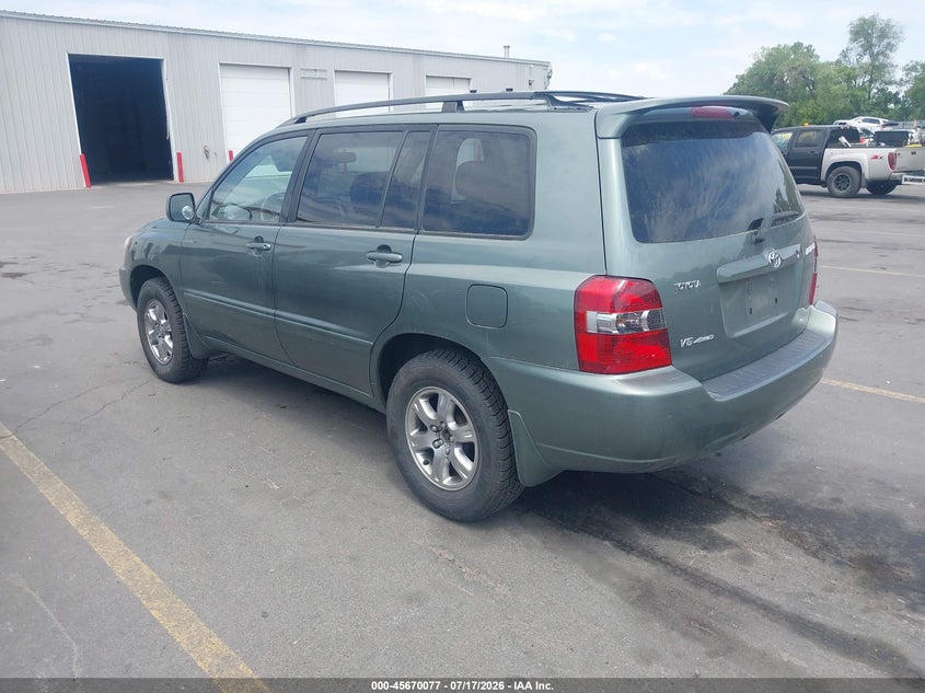 2004 Toyota Highlander VIN JTEEP21A040062228 IAAI salvage auction — NORMAL WEAR, Clear (Utah), sold $25 on 2026-07-30 (photo 3)