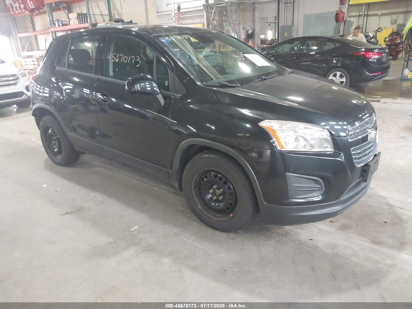 2016 Chevrolet Trax VIN KL7CJKSB5GB731121 IAAI salvage auction — NORMAL WEAR, Salvage Title, sold $1,050 on 2026-07-24 (photo 1)