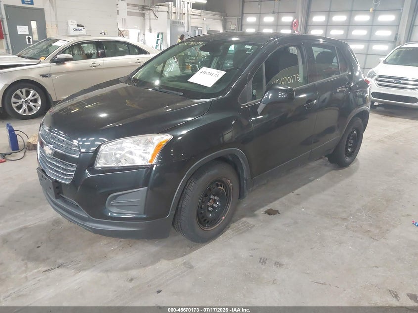 2016 Chevrolet Trax VIN KL7CJKSB5GB731121 IAAI salvage auction — NORMAL WEAR, Salvage Title, sold $1,050 on 2026-07-24 (photo 2)