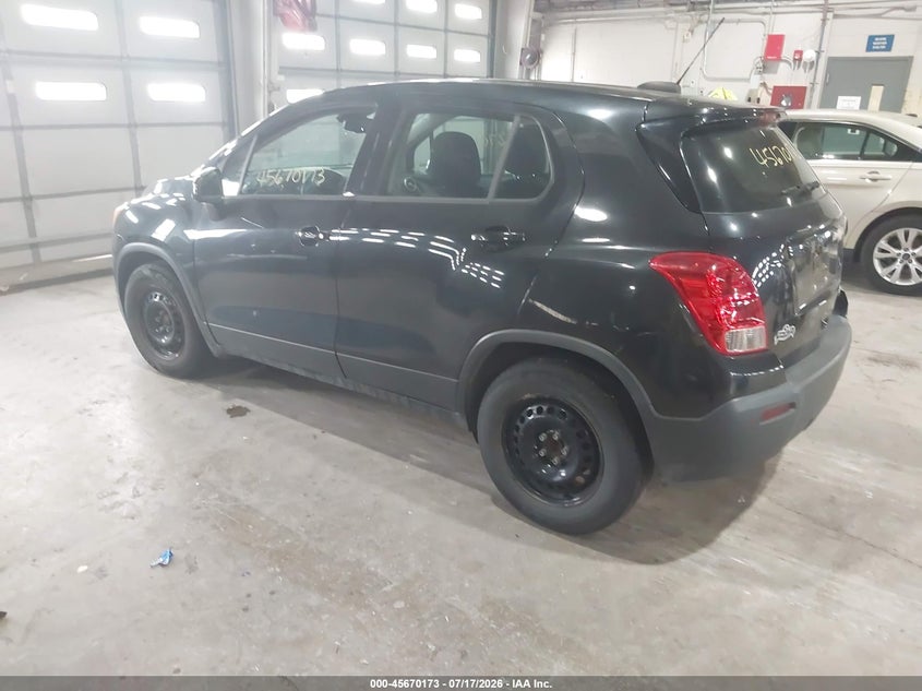 2016 Chevrolet Trax VIN KL7CJKSB5GB731121 IAAI salvage auction — NORMAL WEAR, Salvage Title, sold $1,050 on 2026-07-24 (photo 3)