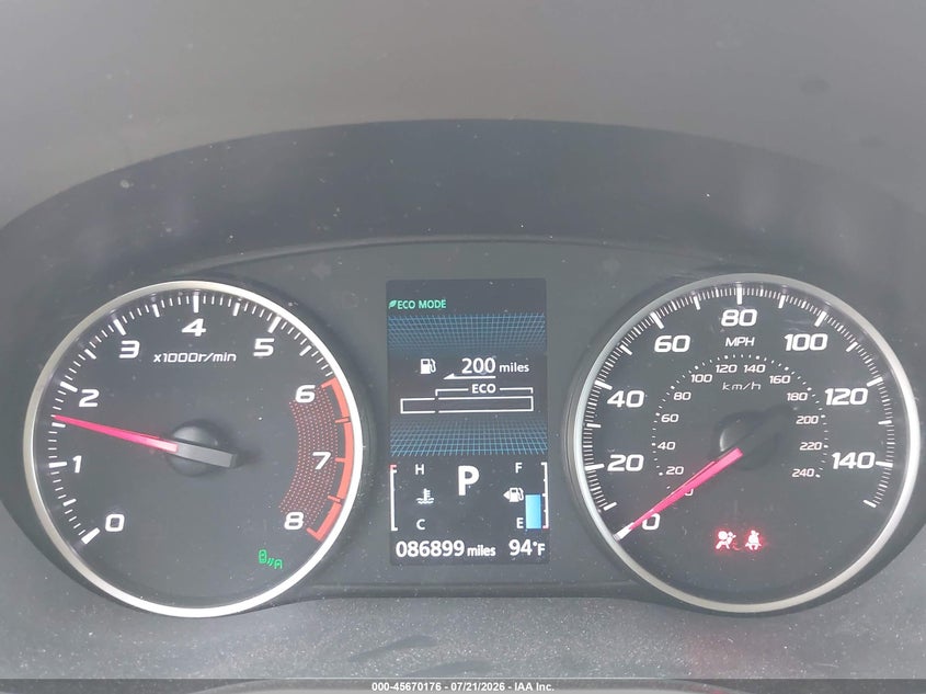 2022 Mitsubishi Eclipse cross VIN JA4ASWAA5NZ005538 IAAI salvage auction — FRONT END, Wait Title, sold $3,400 on 2026-08-24 (photo 7)