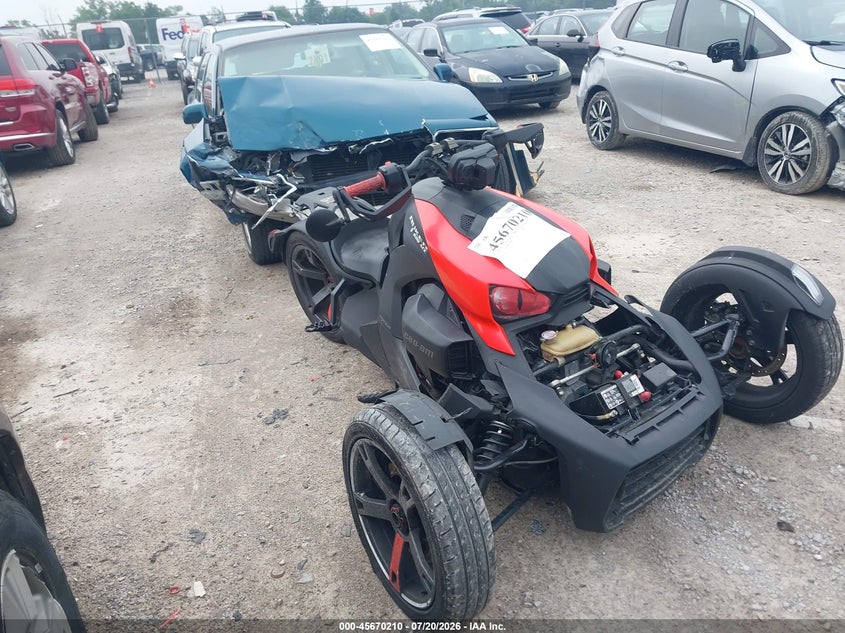 2019 Can-am/ brp Ryker VIN 3JB2FEF20KJ001375 IAAI salvage auction — FRONT END, Salvage (Kentucky), sold $1,250 on 2026-09-09 (photo 1)