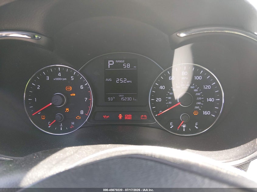 2017 Kia Forte VIN 3KPFK4A73HE066455 IAAI salvage auction — FRONT END, Salvage Title, sold $775 on 2026-08-01 (photo 7)