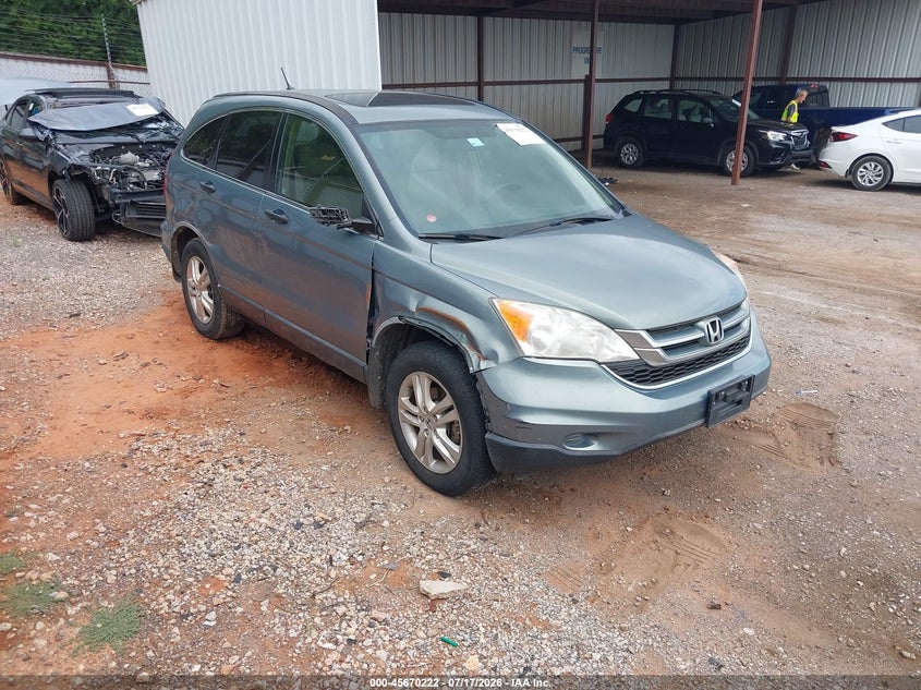 2010 Honda Cr-v VIN JHLRE3H54AC002377 IAAI salvage auction — NORMAL WEAR, Clear - Public Restricted (Oklahoma), sold $275 on 2026-07-29 (photo 1)