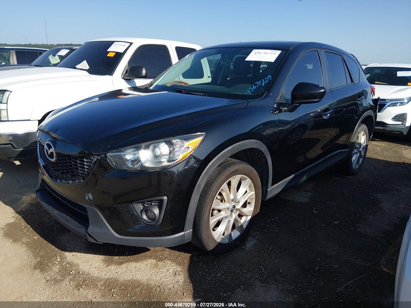2014 Mazda Cx-5 VIN JM3KE2DY4E0385597 IAAI salvage auction — REAR END, Wait Title, sold $2,350 on 2026-09-26 (photo 2)
