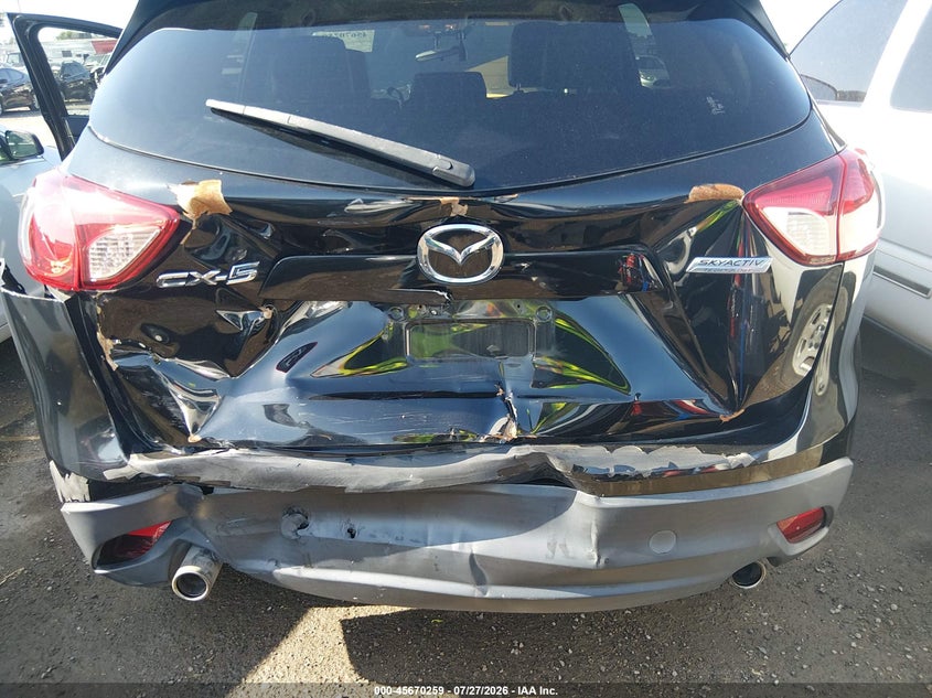 2014 Mazda Cx-5 VIN JM3KE2DY4E0385597 IAAI salvage auction — REAR END, Wait Title, sold $2,350 on 2026-09-26 (photo 6)