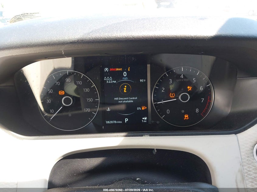 2020 Land rover Range rover velar VIN SALYB2EX8LA274553 IAAI salvage auction — WATER/FLOOD, Salvage Title, sold $8,050 on 2026-09-28 (photo 7)