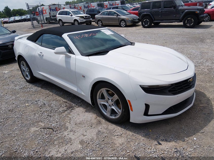 2019 Chevrolet Camaro VIN 1G1FB3DSXK0156074 — IAAI salvage auction photo