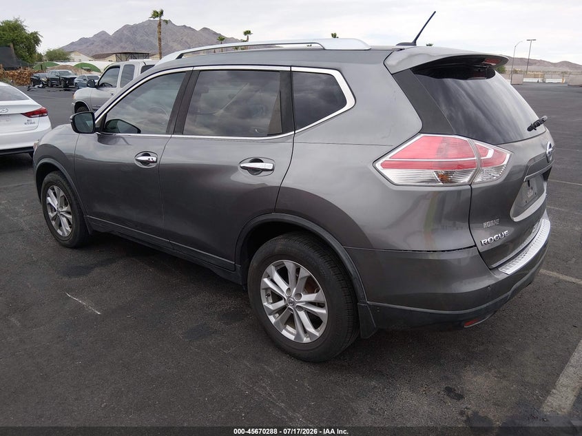 2016 Nissan Rogue VIN KNMAT2MV1GP689853 IAAI salvage auction — NORMAL WEAR, Clear (Nevada), sold $1,650 on 2026-07-31 (photo 3)