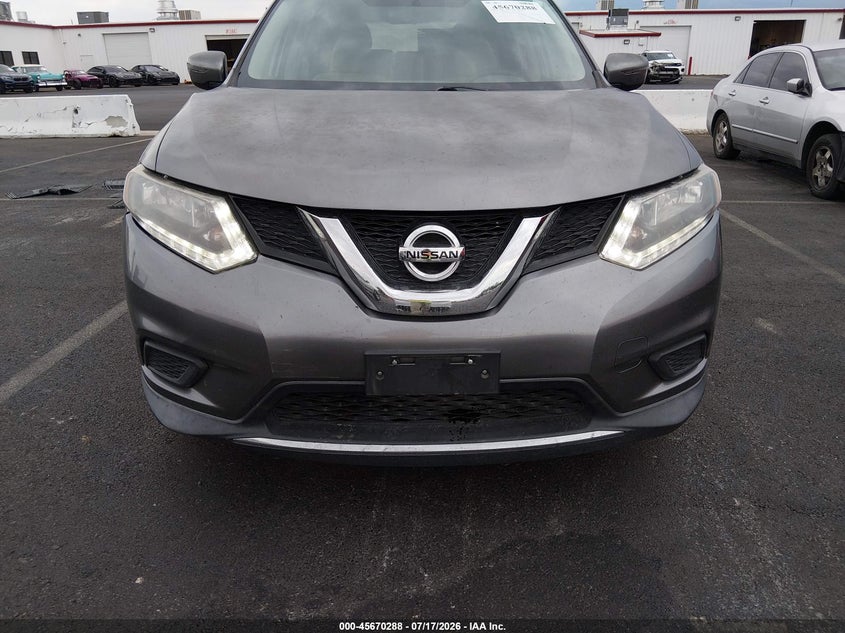 2016 Nissan Rogue VIN KNMAT2MV1GP689853 IAAI salvage auction — NORMAL WEAR, Clear (Nevada), sold $1,650 on 2026-07-31 (photo 6)