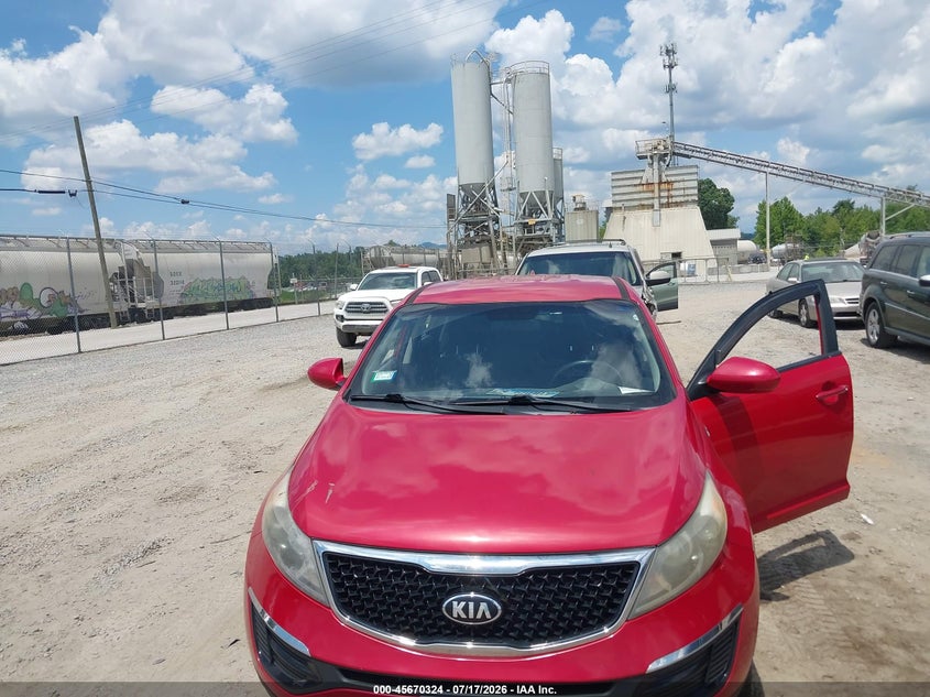 2015 Kia Sportage VIN KNDPBCAC1F7680770 IAAI salvage auction — NORMAL WEAR, Salvage Title, sold $425 on 2026-07-24 (photo 6)