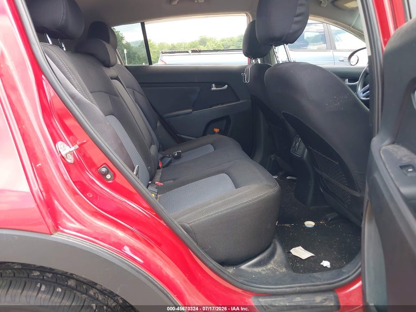 2015 Kia Sportage VIN KNDPBCAC1F7680770 IAAI salvage auction — NORMAL WEAR, Salvage Title, sold $425 on 2026-07-24 (photo 8)