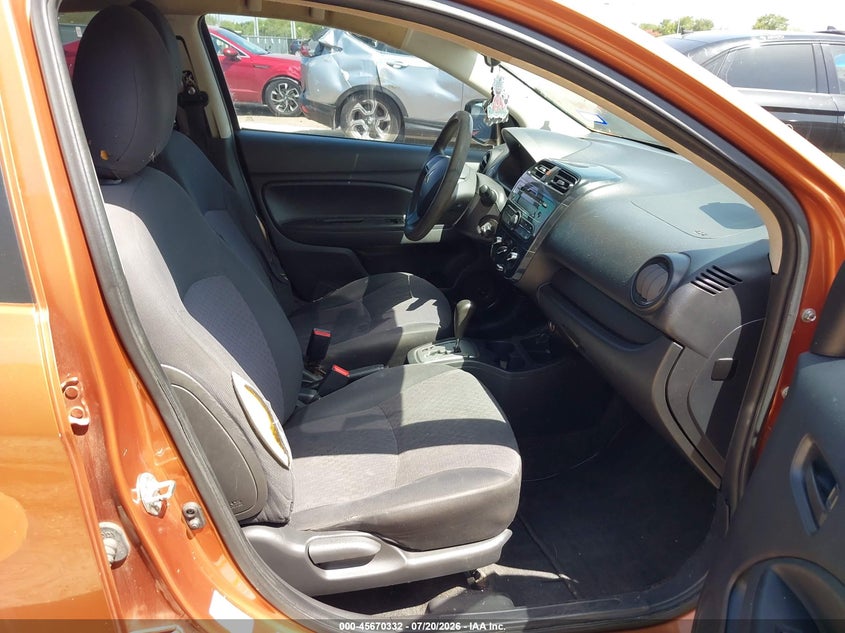 2017 Mitsubishi Mirage VIN ML32A3HJ3HH002717 IAAI salvage auction — FRONT & REAR, Wait Title, sold $1,200 on 2026-09-06 (photo 5)
