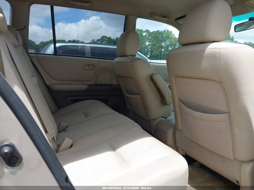 2006 Toyota Highlander VIN JTEGD21A860154840 IAAI salvage auction — NORMAL WEAR, Clear (Georgia), sold $25 on 2026-07-29 (photo 8)