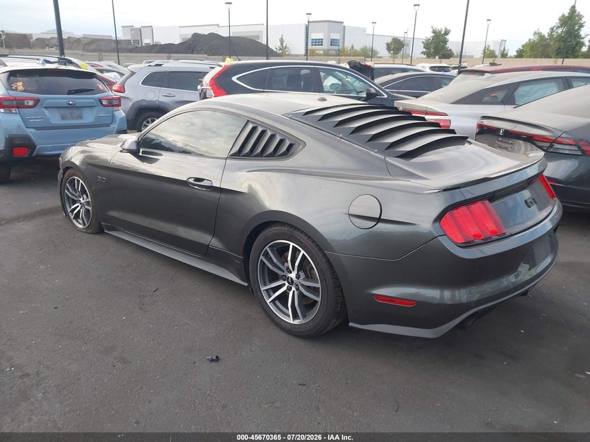 2016 Ford Mustang VIN 1FA6P8CF3G5318136 IAAI salvage auction — FRONT END, Salvage Certificate (California), sold $8,125 on 2026-08-21 (photo 3)