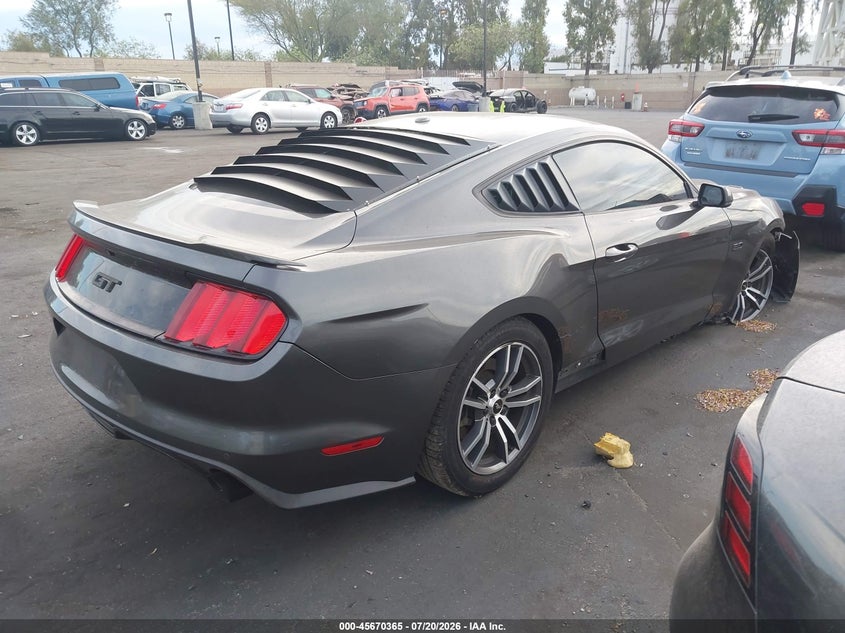 2016 Ford Mustang VIN 1FA6P8CF3G5318136 IAAI salvage auction — FRONT END, Salvage Certificate (California), sold $8,125 on 2026-08-21 (photo 4)